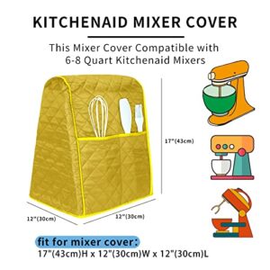 Stand Mixer Dust-proof Cover, Mixer Cover with Organizer Bag Fits All Tilt Head & Bowl Lift Compatible 5-8 Quart Models