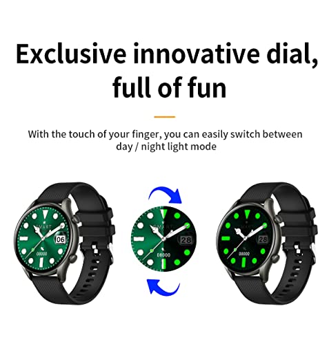 Smart Watch for Men&Women(Answer/Make Call) AI Voice IP68 Waterproof Smart Watch for Android iOS Phone Fitness Watch with Heart Rate Blood Pressure Sleep Monitor Step Counter