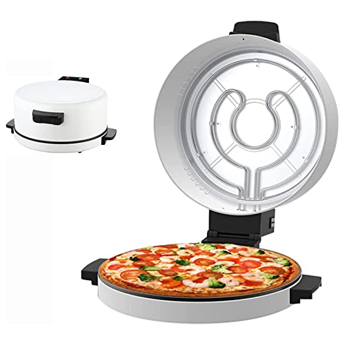 Electric Pizza Maker, Pizza Oven, Power Ready and Indicator Lights, Double-Sided Nonstick Heating Plate, Perfect for Pizzas, Pancake, Nachos, Fajitas, Omelettes,Red