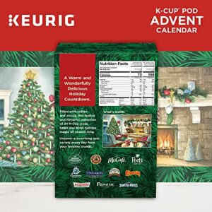 Keurig Advent Calendar Variety Pack, Single Serve K-Cup Pods, 24 Count