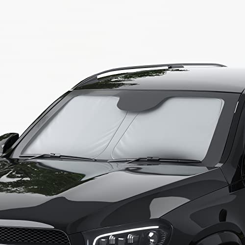 Custom Foldable Windshield Sunshade Compatible with 2011 2012 2013 2014 2015 2016 2017 2018 Volvo S60 Sedan, Made in U.S