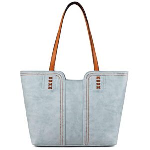 montana west tote bag for women top handle satchel purse oversized shoulder handbag hobo bags mwc-118bl