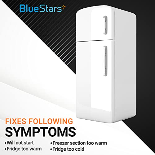 BlueStars 2198202 Refrigerator Cold Control Thermostat & W10225581 Bimetal Defrost Thermostat - Replaces 2161284 2198201 PS11739232