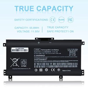 LK03XL Battery for HP Envy X360 Convertible 15m-cn0xxx 15-cr0xxx 15m-cn0012dx 15m-bp0xx 15-bq2xx 15M-cn0011dx 15m-bp112dx 15m-bp1xx 17-ae1xx 15m-bq021dx 17m-ae111dx L09281-855 L08855-856 916368-421