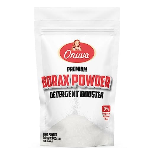 Borax Powder by Onuva, 2LB (907gr),Laundry Booster,Multipurpose Cleaner (Unscented)