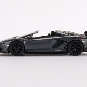 Lambo SVJ Roadster Griglo Telesto Dark Gray Limited Edition to 4200 pcs Worldwide 1/64 Diecast Model Car by True Scale Miniatures MGT00425