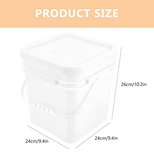 Zerodeko Cereal Container Laundry Container Washing Powder Bucket Laundry Powder Pods Storage Bin Box Fabric Softener Dispenser for Liquid Shampoo Laundry Room Rice Container