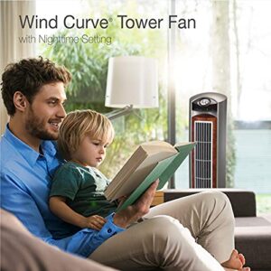 Lasko Portable Electric 42.5" Oscillating Tower Fan & Oscillating Digital Ceramic Tower Heater for Home with Adjustable Thermostat, Timer and Remote Control, 23 Inches, 1500W, Silver, 755320