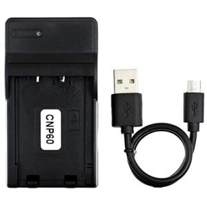 np-60 usb charger for casio exilim ex-s12, ex-z25, ex-z29, zoom ex-z20, zoom ex-z19, zoom ex-z21, zoom ex-z22, zoom ex-z80, zoom ex-z85, zoom ex-z9, zoom ex-z90 camera and more