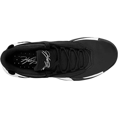 Men's Jordan Max Aura 4 Shoes Black Cat Black/Anthracite-Black (DN3687 001) (Black MET Silver White, us_Footwear_Size_System, Adult, Men, Numeric, Medium, Numeric_9_Point_5)