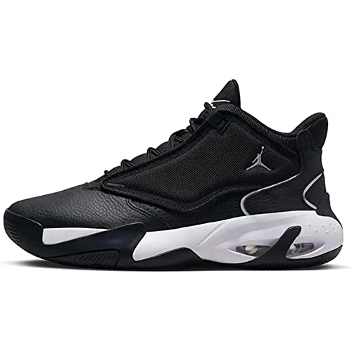 Men's Jordan Max Aura 4 Shoes Black Cat Black/Anthracite-Black (DN3687 001) (Black MET Silver White, us_Footwear_Size_System, Adult, Men, Numeric, Medium, Numeric_9_Point_5)