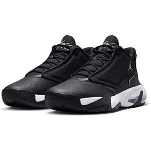 Men's Jordan Max Aura 4 Shoes Black Cat Black/Anthracite-Black (DN3687 001) (Black MET Silver White, us_Footwear_Size_System, Adult, Men, Numeric, Medium, Numeric_9_Point_5)