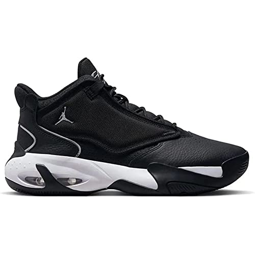 Men's Jordan Max Aura 4 Shoes Black Cat Black/Anthracite-Black (DN3687 001) (Black MET Silver White, us_Footwear_Size_System, Adult, Men, Numeric, Medium, Numeric_9_Point_5)