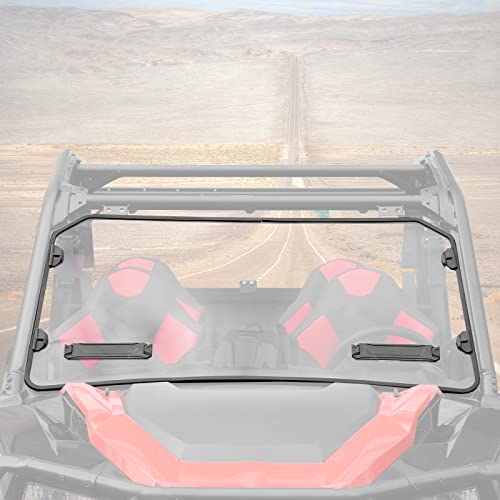 A & UTV PRO Front Full Windshield for Polaris General 1000 /General 4 1000 /XP 1000 /XP 4 1000 2016-2023, Clear Tough Hard Coated Poly Vented Window Accessories, Replace OEM # ‎2884337