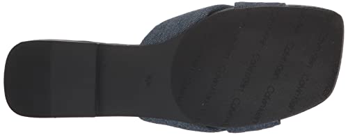 Calvin Klein Women's Marita Sandal, Denim Blue 420, 7