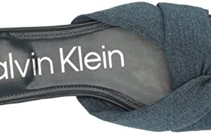 Calvin Klein Women's Marita Sandal, Denim Blue 420, 7