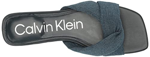 Calvin Klein Women's Marita Sandal, Denim Blue 420, 7