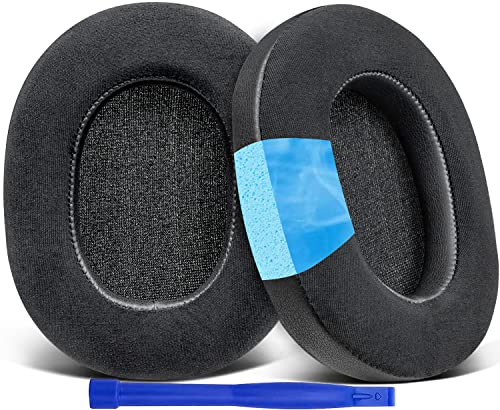 SOULWIT Cooling-Gel Replacement Earpads for Sony WH-1000XM5 (WH1000XM5) Noise Canceling Headphones, Ear Pads Cushions with High-Density Noise Isolation Foam, Added Thickness - Black