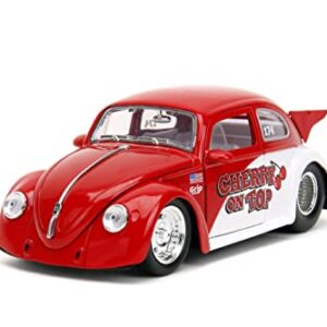 Punch Buggy Slug Bug 1:24 1959 Volkswagen Drag Beetle Die-Cast Car, Toys for Kids and Adults