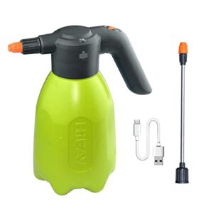 hifay es2-pro electric spray bottle 2l/0.5gallon, portable handheld sprayer spray 60 bottles on a single charge, automatic plant mister for garden, fertilizing, cleaning