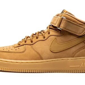 Nike mens Air Force 1 Mid '07 Shoes, Flax/Wheat-gum Light Brown, 10.5