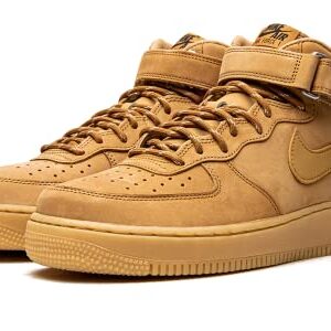 Nike mens Air Force 1 Mid '07 Shoes, Flax/Wheat-gum Light Brown, 10.5