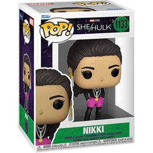 POP Marvel: [She Hulk] Attorney at Law - Nikki Funko Vinyl Figure (Bundled with Compatible Box Protector Case), Multicolor, 3.75 inches