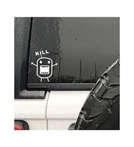 domo kill vinyl decal car truck window bumper sticker sticker dbz cool anime