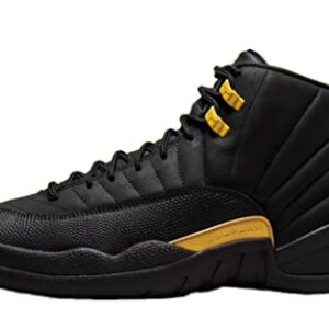 Jordan mens 12 Retro Black Taxi / CT8013 071, Black/Gold, 11