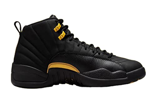 Jordan mens 12 Retro Black Taxi / CT8013 071, Black/Gold, 11