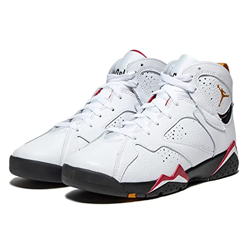 Jordan Air 7 Retro BG (Big Kid) White/Black/Cardinal Red/Chutney 4.5 Big Kid M