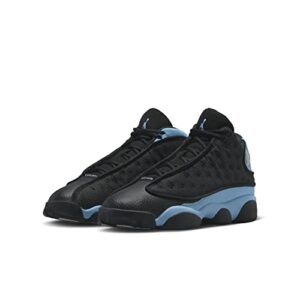 Nike Air Jordan 13 Retro Big Kids' Shoes (Black/White/University Blue, us_Footwear_Size_System, Big_Kid, Numeric, Medium, Numeric_7)