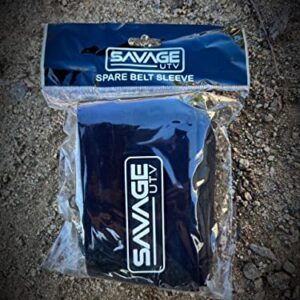 SAVAGE UTV Drive Belt Sleeve for CanAm, Polaris, Kawasaki, fits all size UTV Belts.