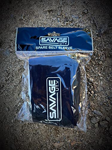 SAVAGE UTV Drive Belt Sleeve for CanAm, Polaris, Kawasaki, fits all size UTV Belts.