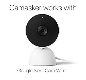 Camasker for Google Google Nest Cam (Wired) 2nd Generation - Cover, Disguise & Camouflage Nest Surveillance Camera, 720p, Motion Only