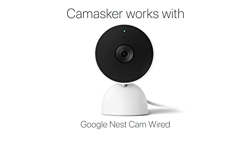 Camasker for Google Google Nest Cam (Wired) 2nd Generation - Cover, Disguise & Camouflage Nest Surveillance Camera, 720p, Motion Only