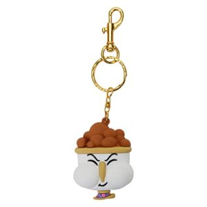 loungefly disney beauty and the beast chip bubbles 3d keychain