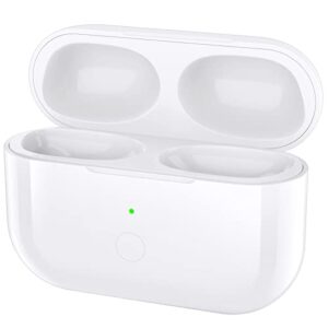 wireless charging case for airpod pro, airpod pro1st generation charger case replacement with sync button and built-in 660 mah battery, no earbuds include
