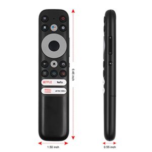 RC902N FMR1 Replacement TV Voice Remote Control,Applicable for TCL 55R646 65R646 75R646 50S546 55S546 65S546 75S546 50S446 43S446 55S446 65S446 75S446 85S446 Mini-LED QLED 4K UHD Smart TV