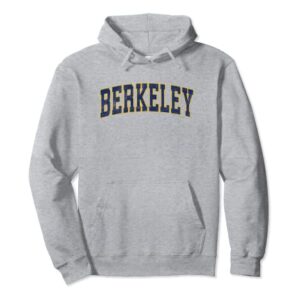 Berkeley California CA Vintage Athletic Sports Design Pullover Hoodie