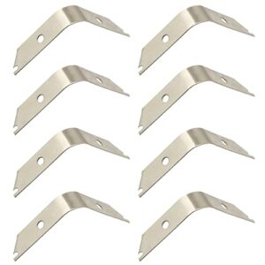 jcbiz 30pcs photo frame hanging tools, stainless steel picture frame spring retaining clips spring clips