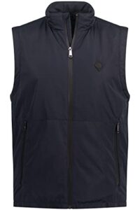 jp 1880 menswear big & tall plus size l-8xl lightly padded vest flexnamic® matte night blue xxx-large 812279130