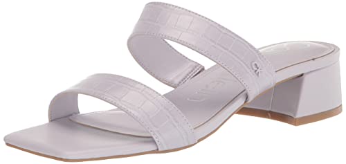 Calvin Klein Women's PANEER Heeled Sandal, Lavender 530, 7