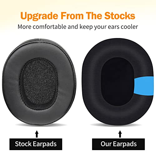 Crusher Evo/Crusher Wireless Replacement Pads Cooling Gel Hesh 3/Hesh ANC Earpads Upgrade Ear Muffs Parts Compatible with Skullcandy Crusher ANC/Crusher Evo/Crusher 360, Hesh 3/Hesh Evo Headphones
