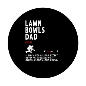 Funny Lawn Bowls Dad Idea For Men Funny Retirement PopSockets Swappable PopGrip