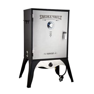 Camp Chef Smoke Vault 24" Vertical Smoker, Body Dimensions 24 in W x 16 in D x 30 in & Patio Cover for 24" Smoke Vault
