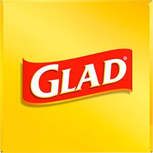 Glad Medium Drawstring Trash Bags, 8 Gallon, White, Fragrance Free, 80 Count, Pack May Vary