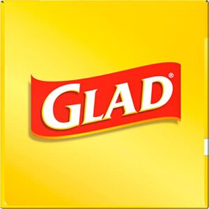 Glad Medium Drawstring Trash Bags, 8 Gallon, White, Fragrance Free, 80 Count, Pack May Vary