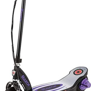 Razor 13111261 E100 Electric Scooter (Pink) & Power Core E100 Electric Scooter for Kids Ages 8+ - 100w Hub Motor, 8" Pneumatic Tire, Up to 11 mph and 60 min Ride Time, for Riders up to 120 lbs