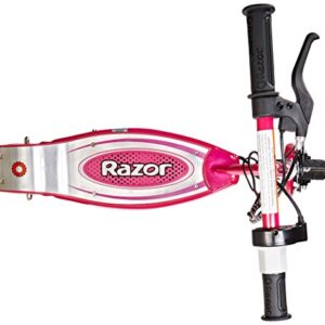 Razor 13111261 E100 Electric Scooter (Pink) & Power Core E100 Electric Scooter for Kids Ages 8+ - 100w Hub Motor, 8" Pneumatic Tire, Up to 11 mph and 60 min Ride Time, for Riders up to 120 lbs